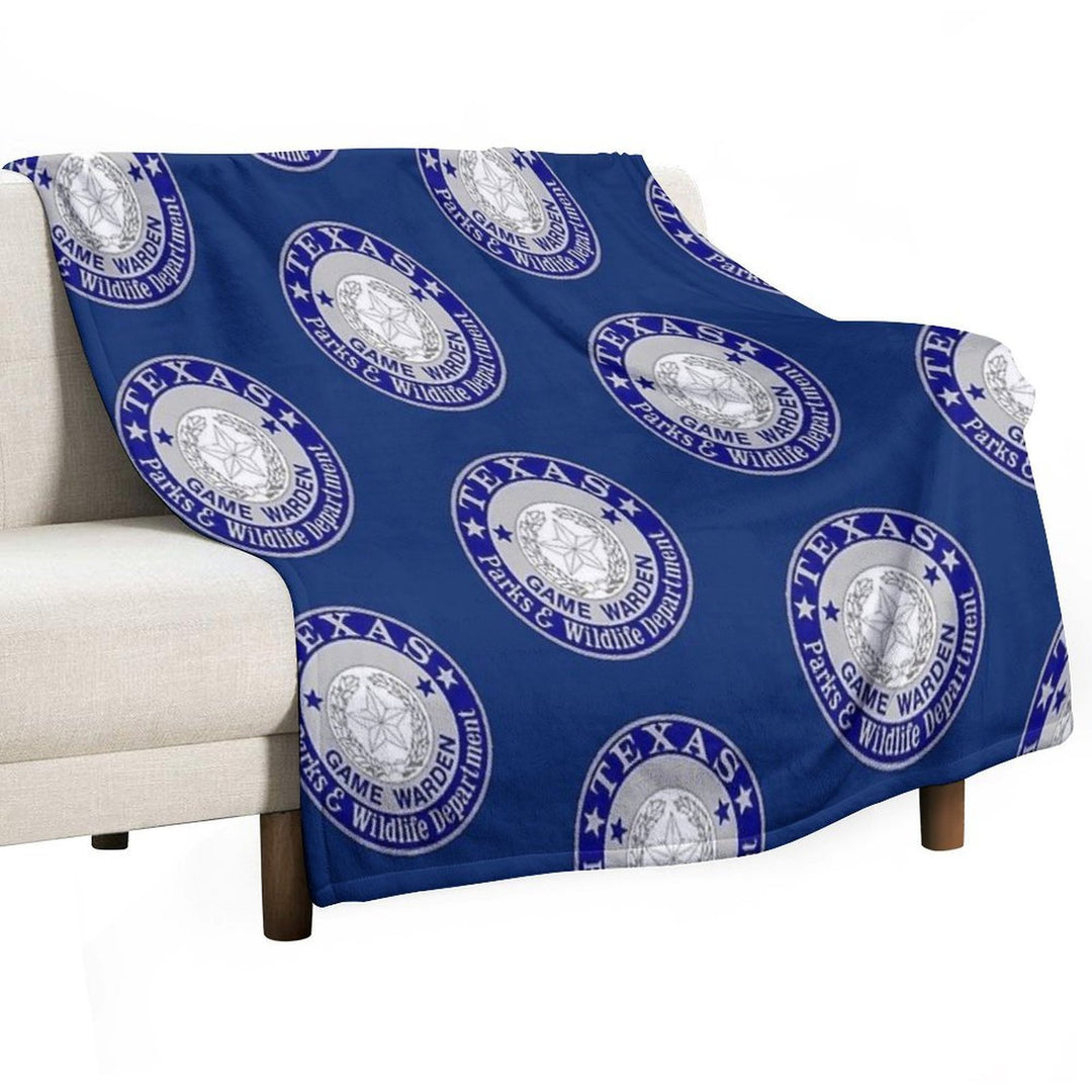 Texas  Game Warden Lightweight Throw Blanket