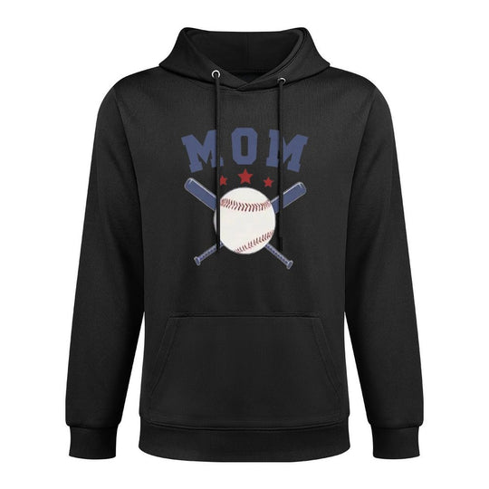 Mom of Rookie 1st Birthday Baseball Boy Family Matching Machine Washable Hoodie