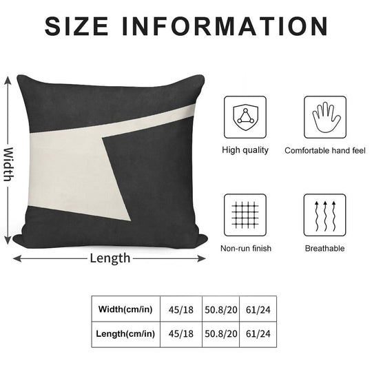 ABSTRACT SHAPES 02 Soft Style Accent Throw Pillow