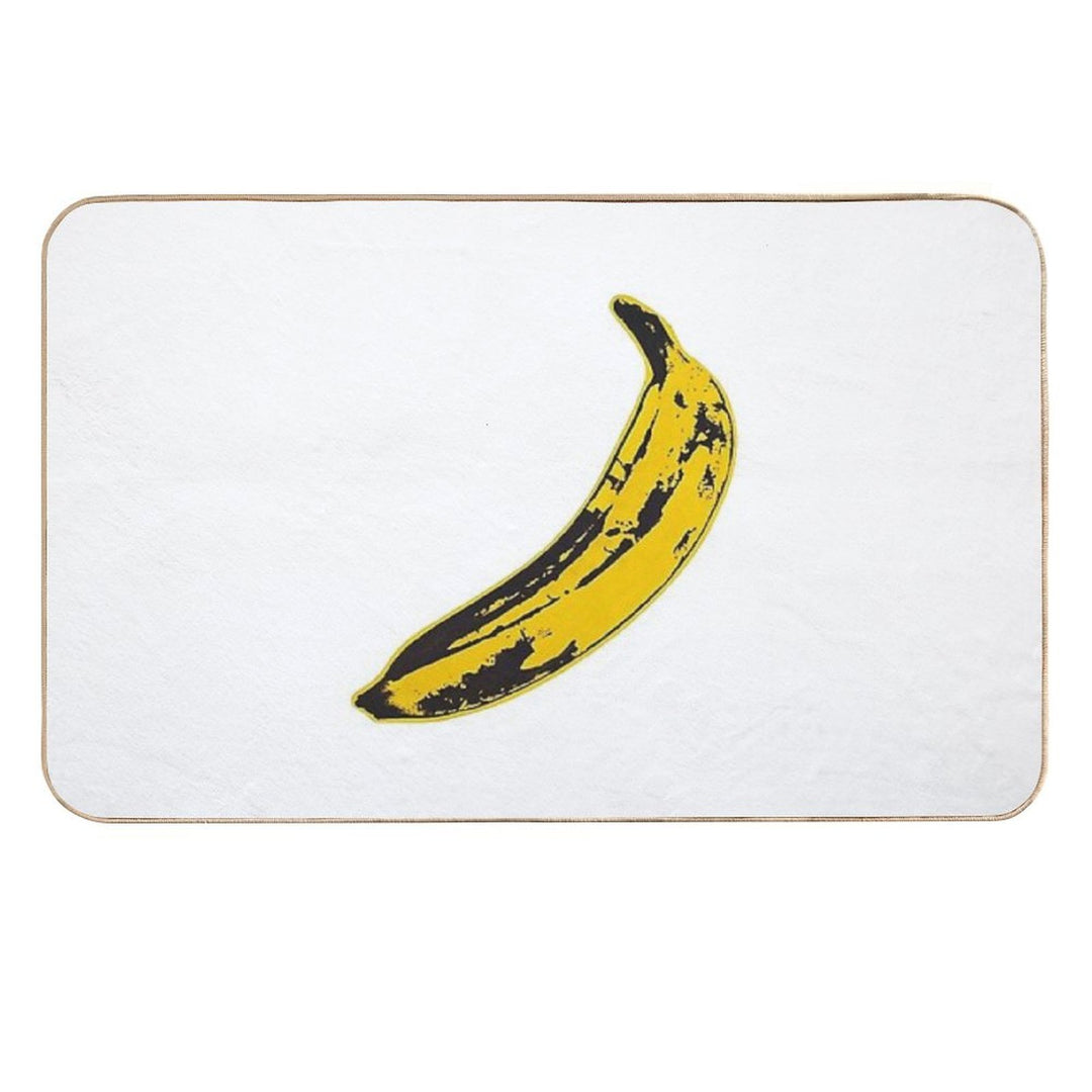 Banana Warhol Valvet  Slip-Resistant Bath Mat