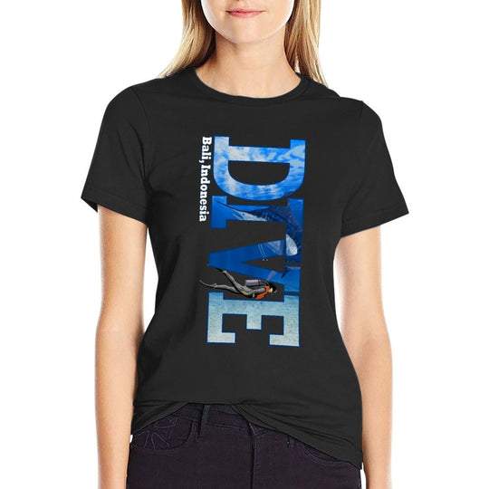 DIVE Bali SCUBA Diving Snorkeling  Cotton T-Shirt
