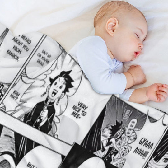 Iguro Obanai Machine-washable Throw Blanket