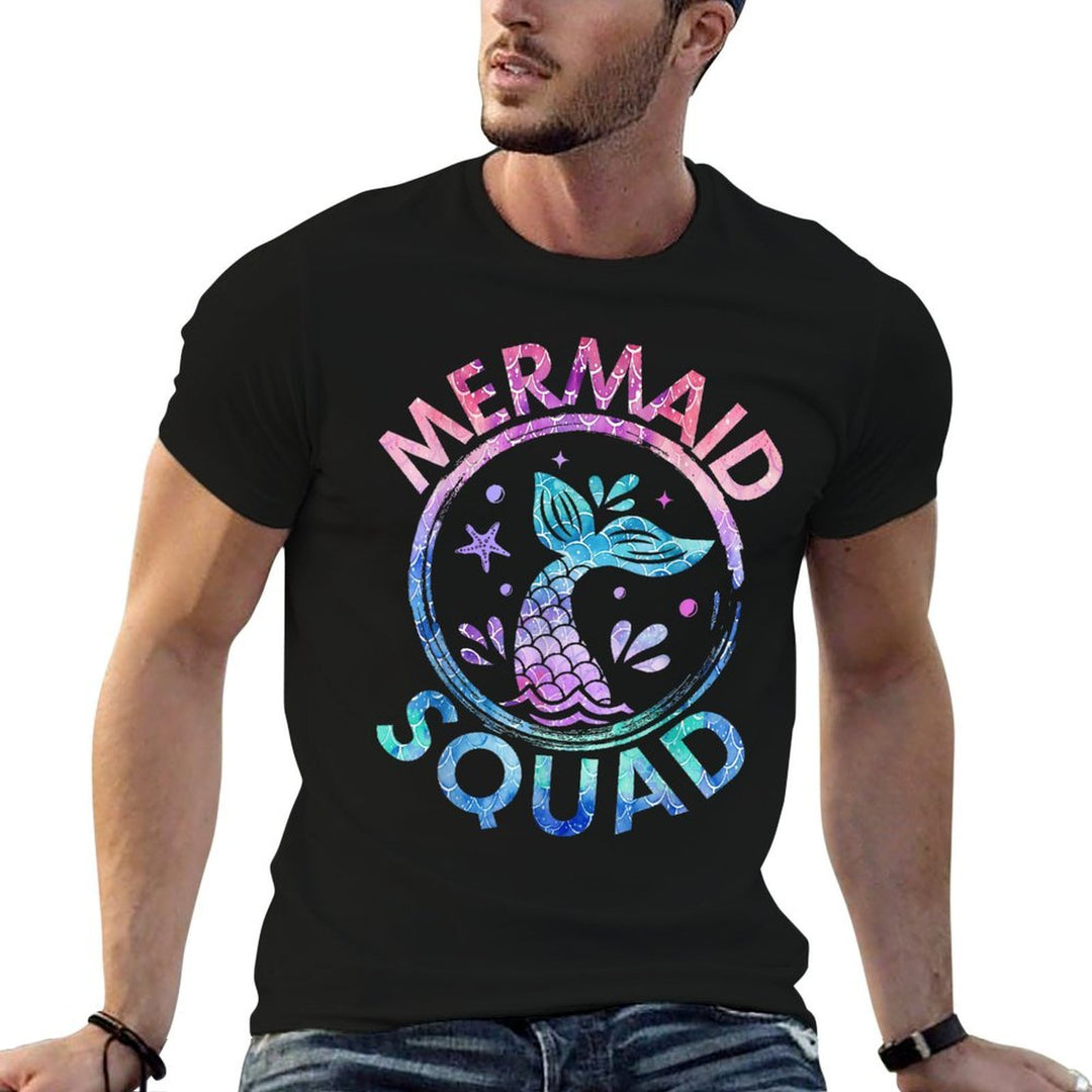 Cute Mermaid Birthday Squad Birthday Girl Party  Versatile T-Shirt