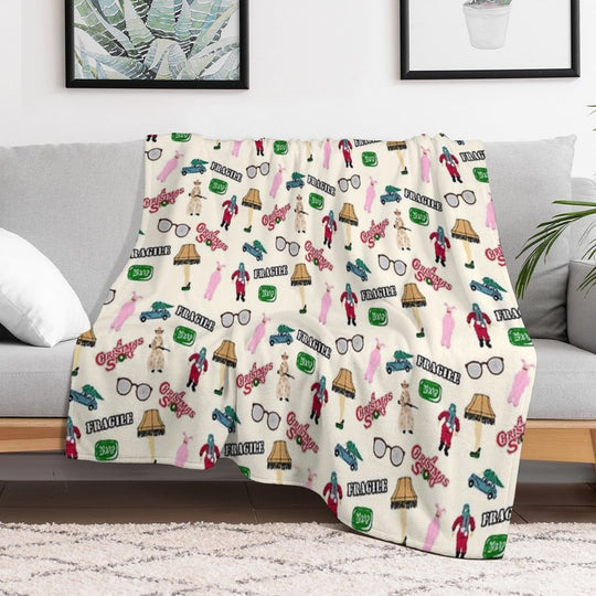 A Christmas Story Anti-pilling Throw Blanket