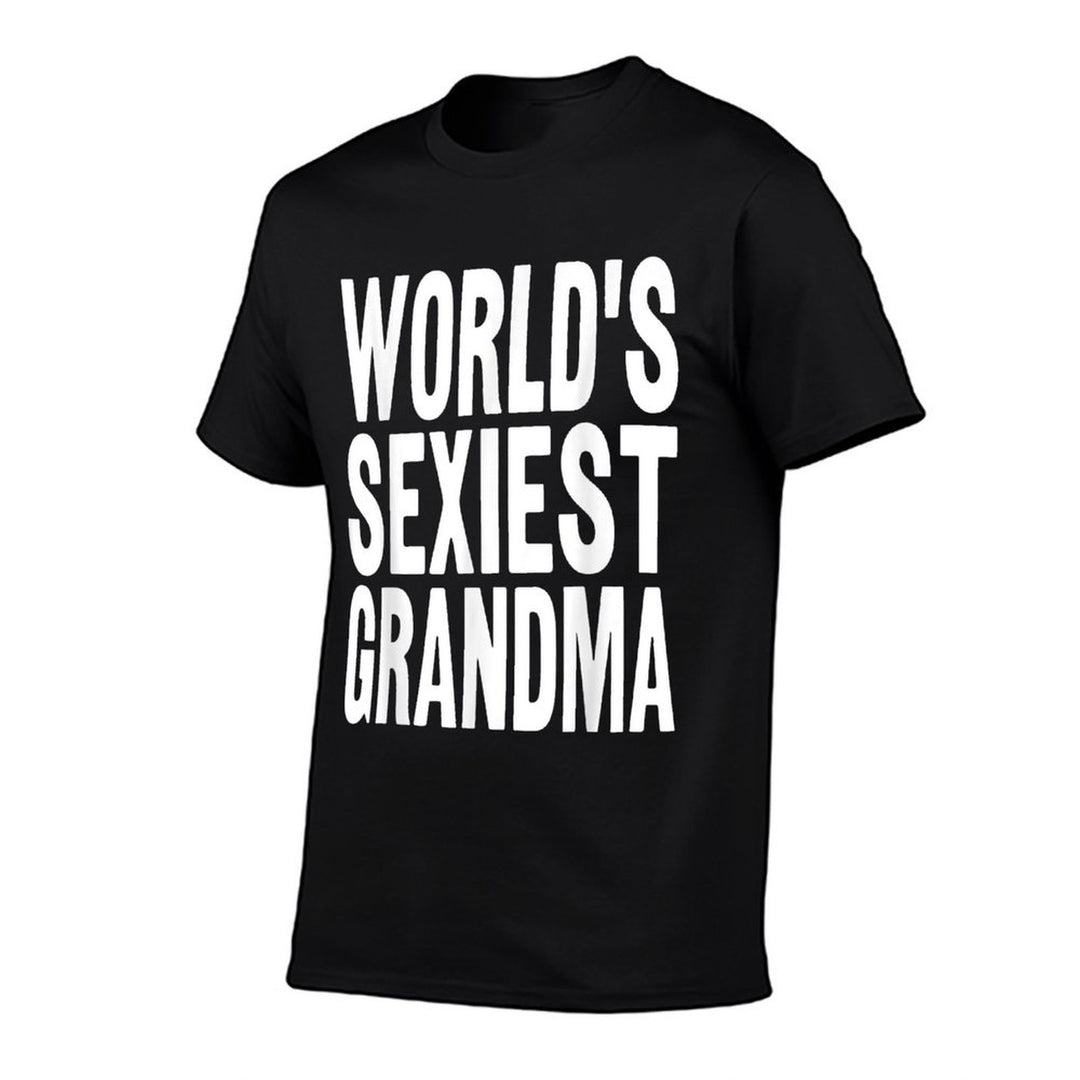 Worlds Sexiest Grandma Funny Grandma Meme  Slim-fit Cut T-Shirt