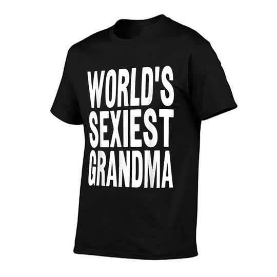 Worlds Sexiest Grandma Funny Grandma Meme  Slim-fit Cut T-Shirt