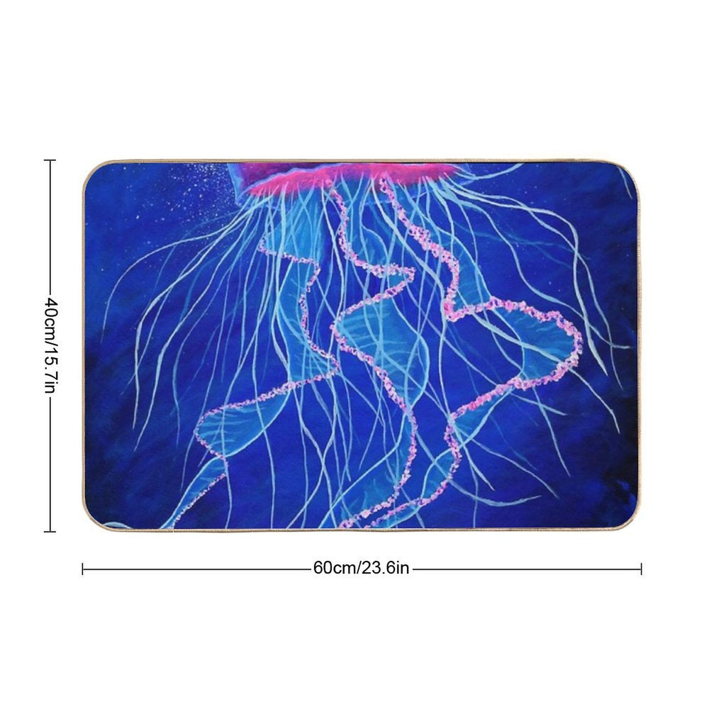 Medusa Jellyfish  High-Traffic Bath Mat