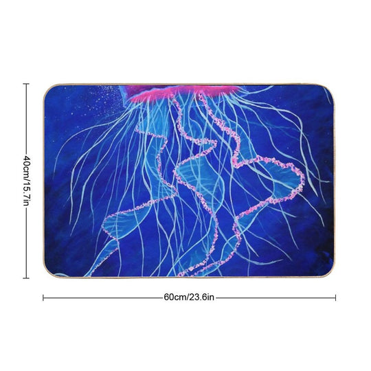 Medusa Jellyfish  High-Traffic Bath Mat