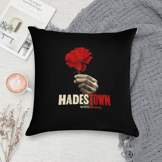 Hadestown - Hadestown Flower - Hadestown The Musical Classic T-Shirt Soft Short Plush Fabric Throw Pillow