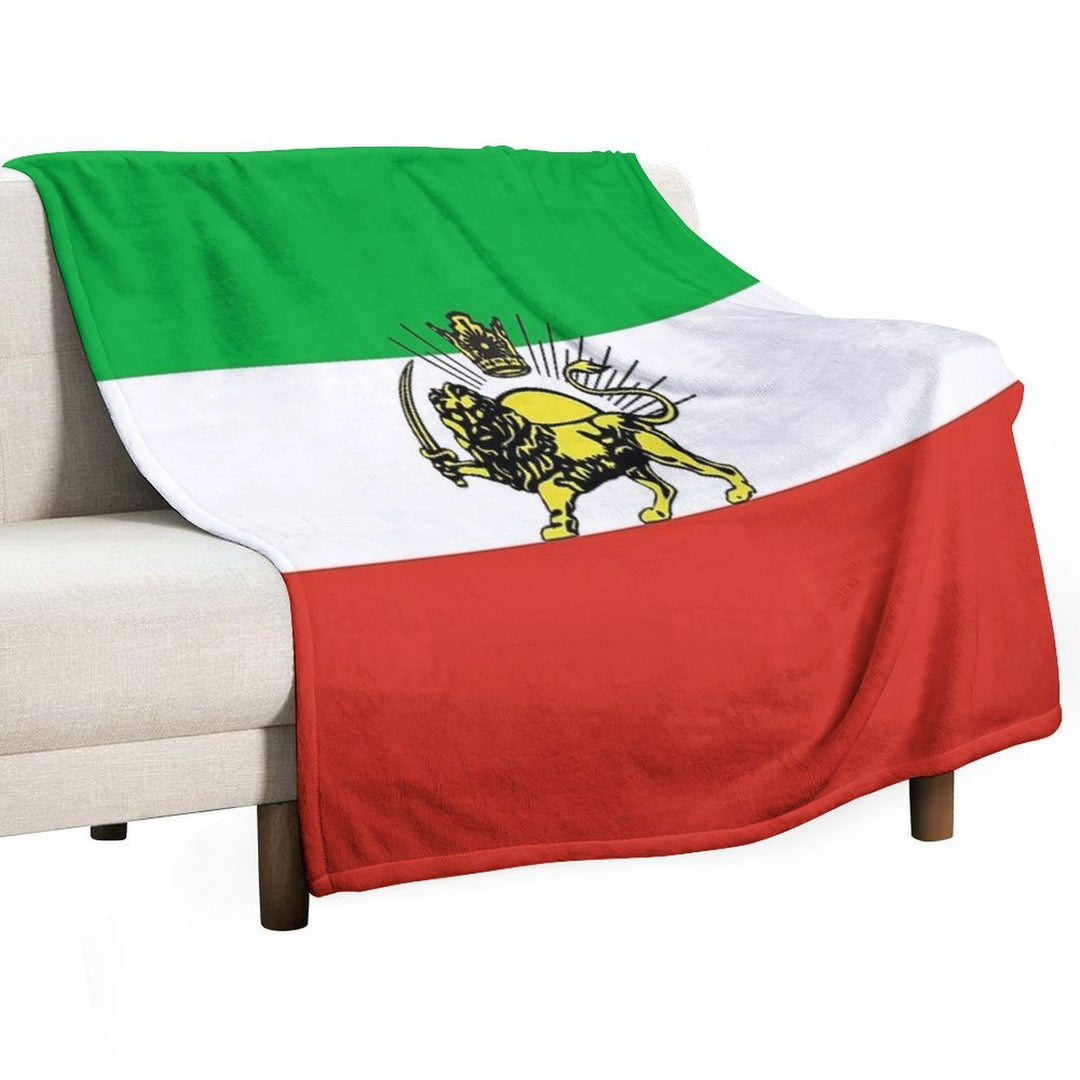 Flag of Persia  Iran (Pahlavi) Comfort Throw Blanket