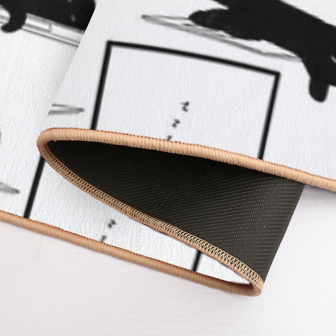 Cats Sitting on Laptops  Pet-Safe Bath Mat