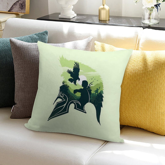 Eagle Bearer Warrior V2 Soft Warmth Comfort Throw Pillow