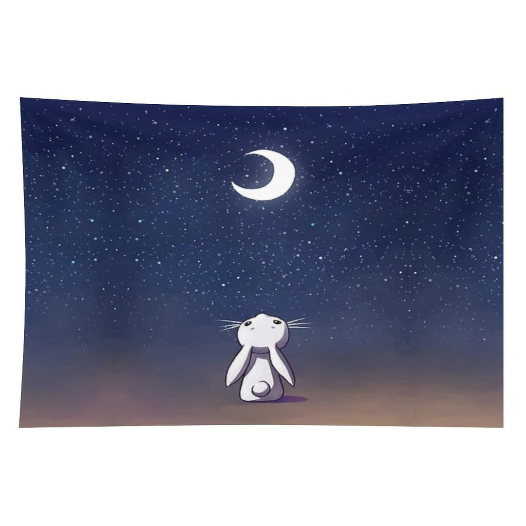 Moon Bunny Tapestry
