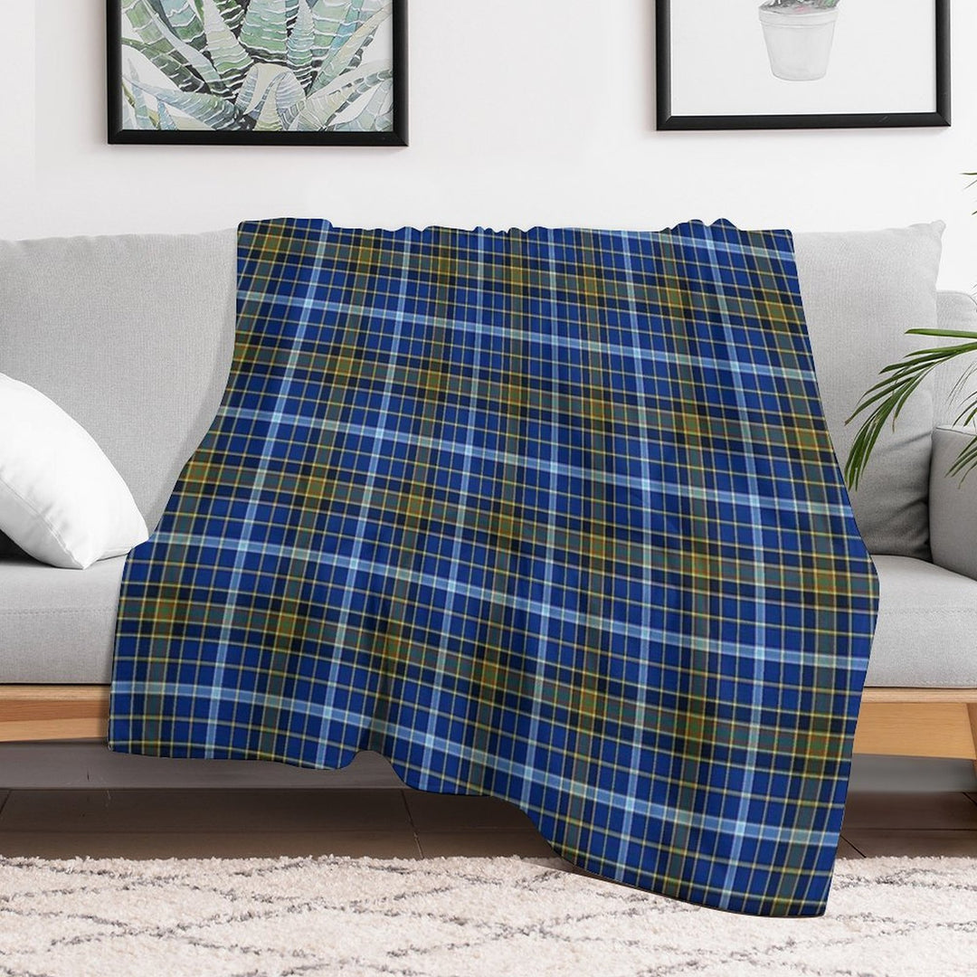 Clan Knox Tartan Eco-conscious Throw Blanket