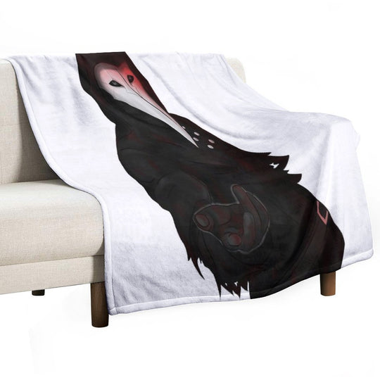 SCP-049 Plague Doctor Shrink-resistant Throw Blanket