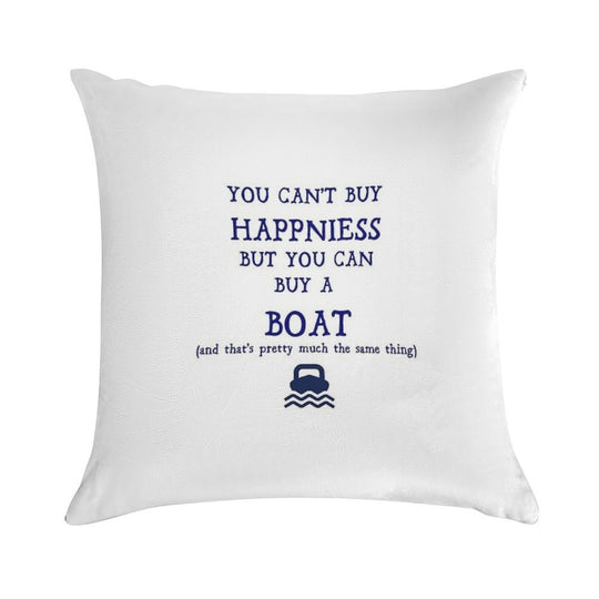 Buy A Boat Soft Washable Throw Pillow