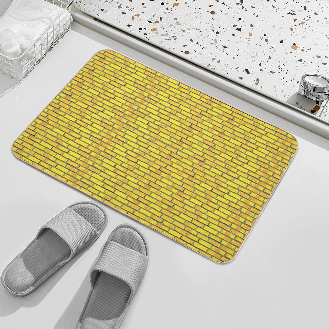 Yellow Brick Road  Rapid-Drying Bath Mat