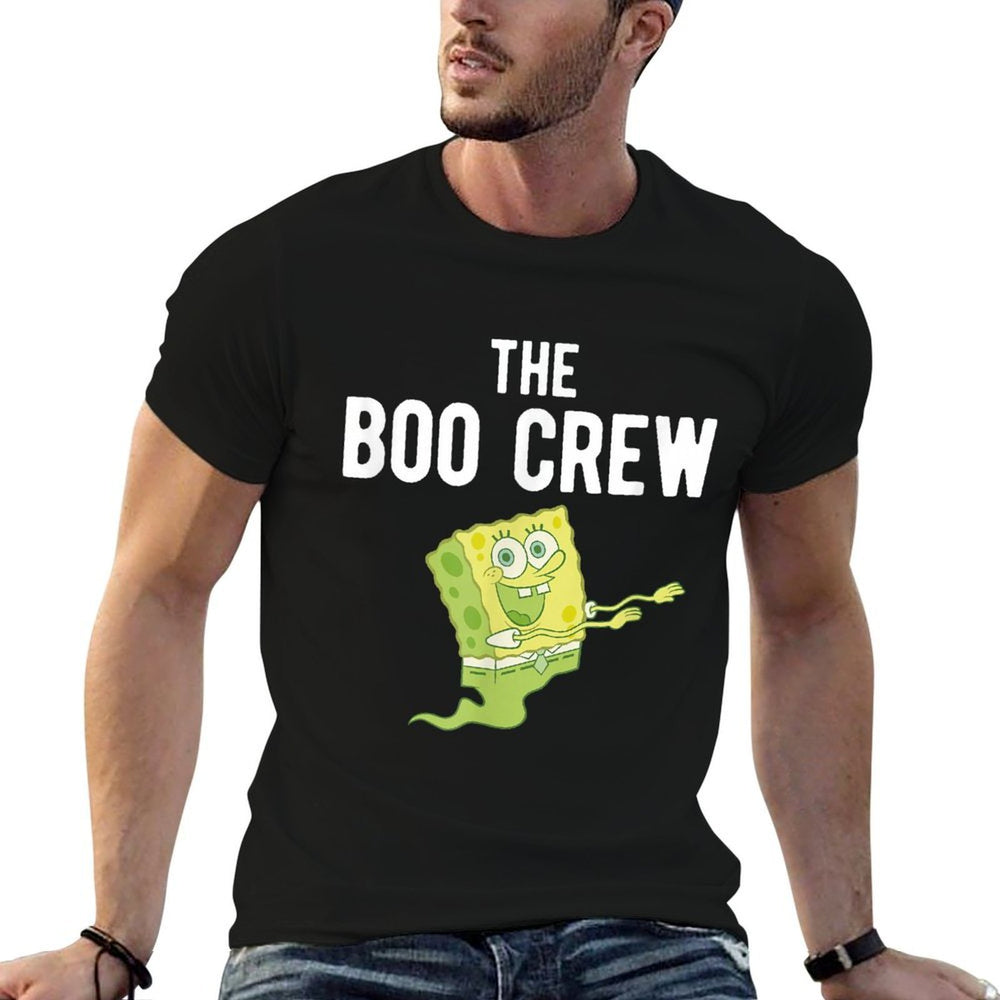 SpongeBob SquarePants Halloween SpongeBob Ghost Boo Crew  Versatile T-Shirt
