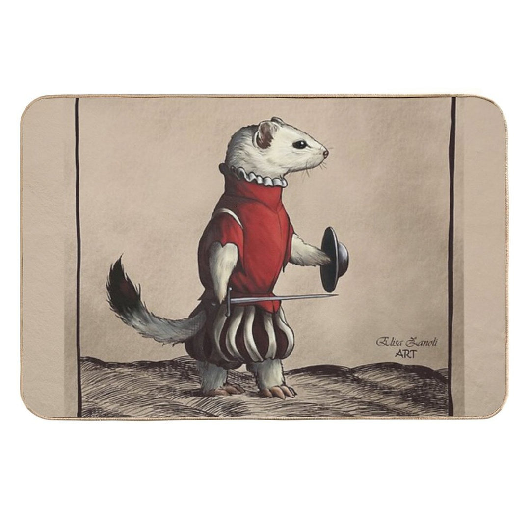 HemAnimals - Hemallino Treatise  - Di Grassi  Fade-Resistant Bath Mat