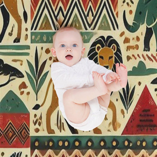 Ethnic Flow Easy Care Throw Blanket