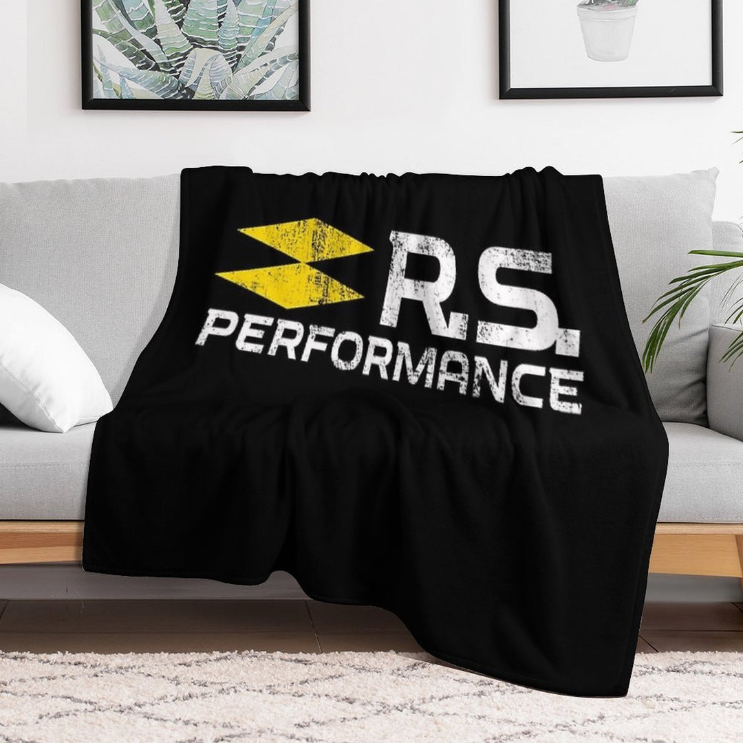 RS PERFORMANCE LOGO (YELLOW-WHITE) All-season Throw Blanket