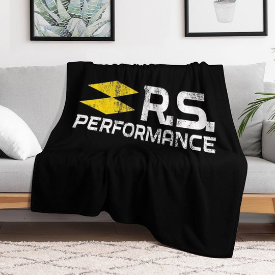 RS PERFORMANCE LOGO (YELLOW-WHITE) All-season Throw Blanket