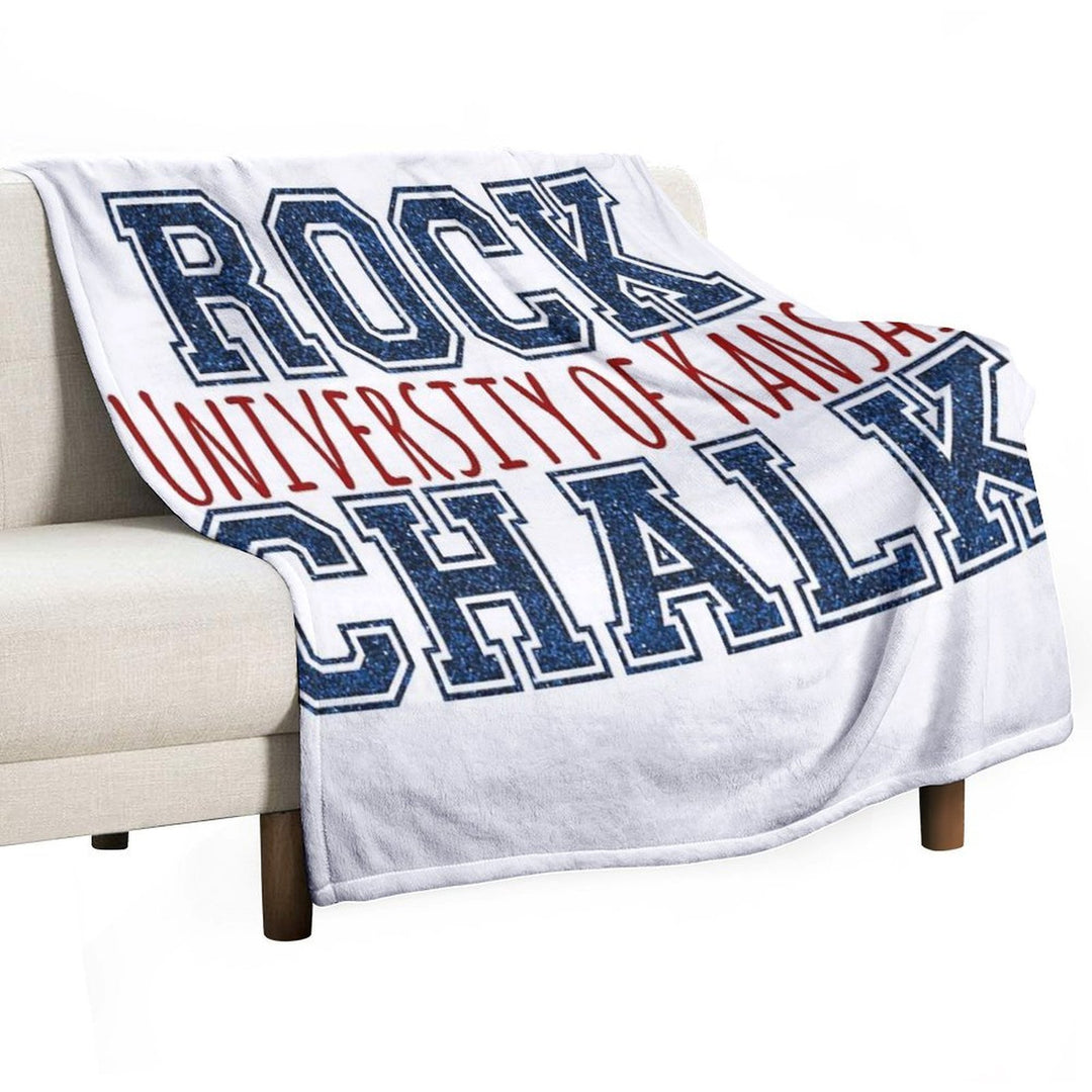 Rock Chalk All-season Throw Blanket