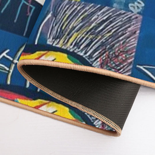 Neon Skull Riot  Multi-Purpose Bath Mat