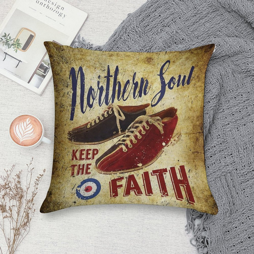 Northern Soul - Keep The Faith Soft Multiple Sizes Throw Pillow