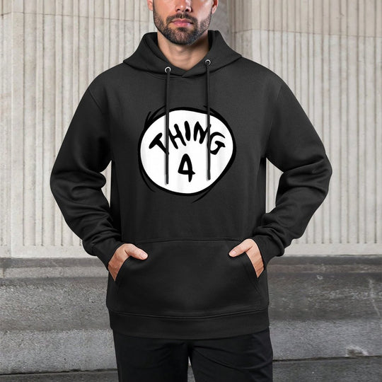 Dr. Seuss Thing 4 Emblem Halloween Costume Special Edition Machine Washable Hoodie