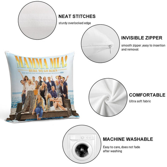 Mamma Mia Soft Style Accent Throw Pillow