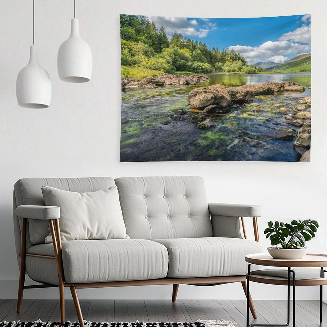 Llynau Mymbyr Lake Snowdonia Tapestry