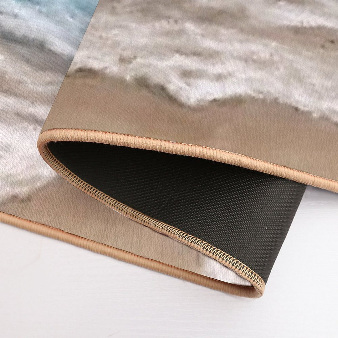 Beach Ocean Wave  Long-Lasting Bath Mat