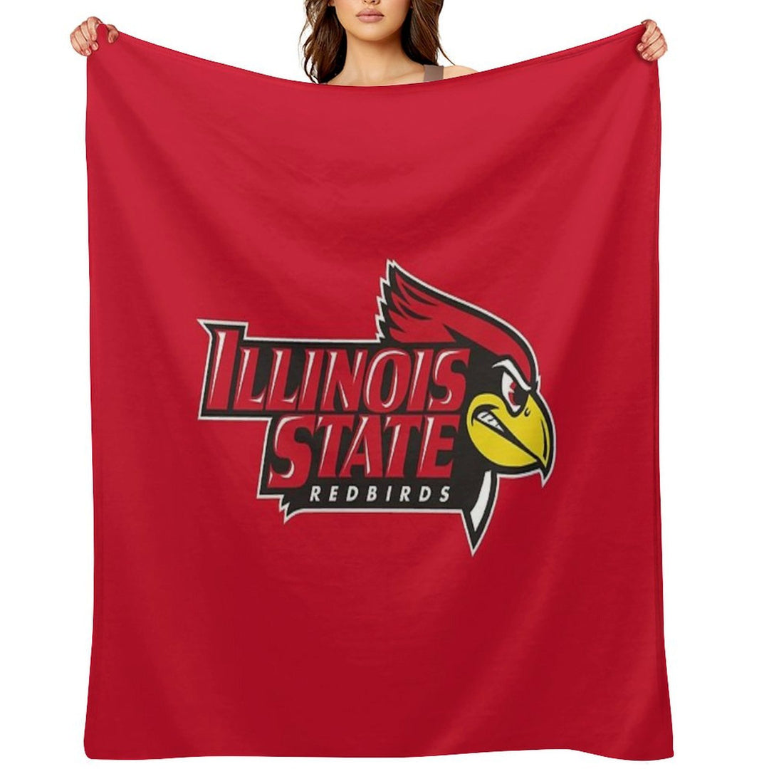 The Redbirds Illinois State-icon All-season Throw Blanket
