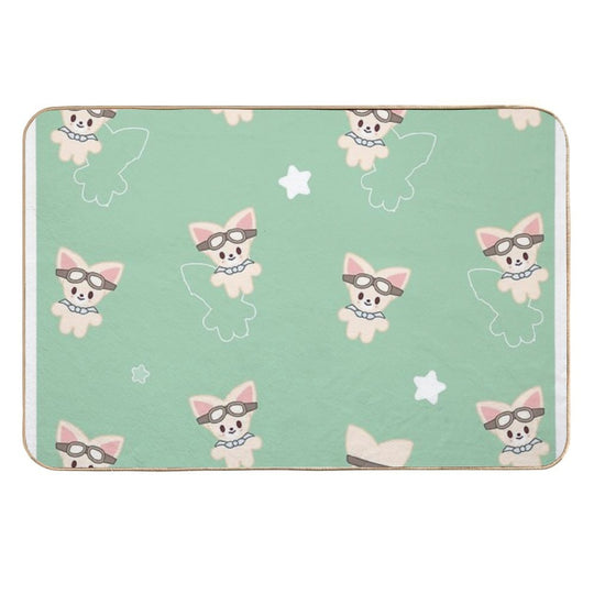 Skzoo FoxI.Ny Pilot - Stray Kids IN Jeongin  Non-Slip Bath Mat