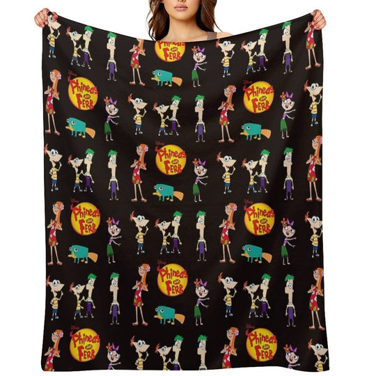 Phineas And Ferb Eco-conscious Throw Blanket