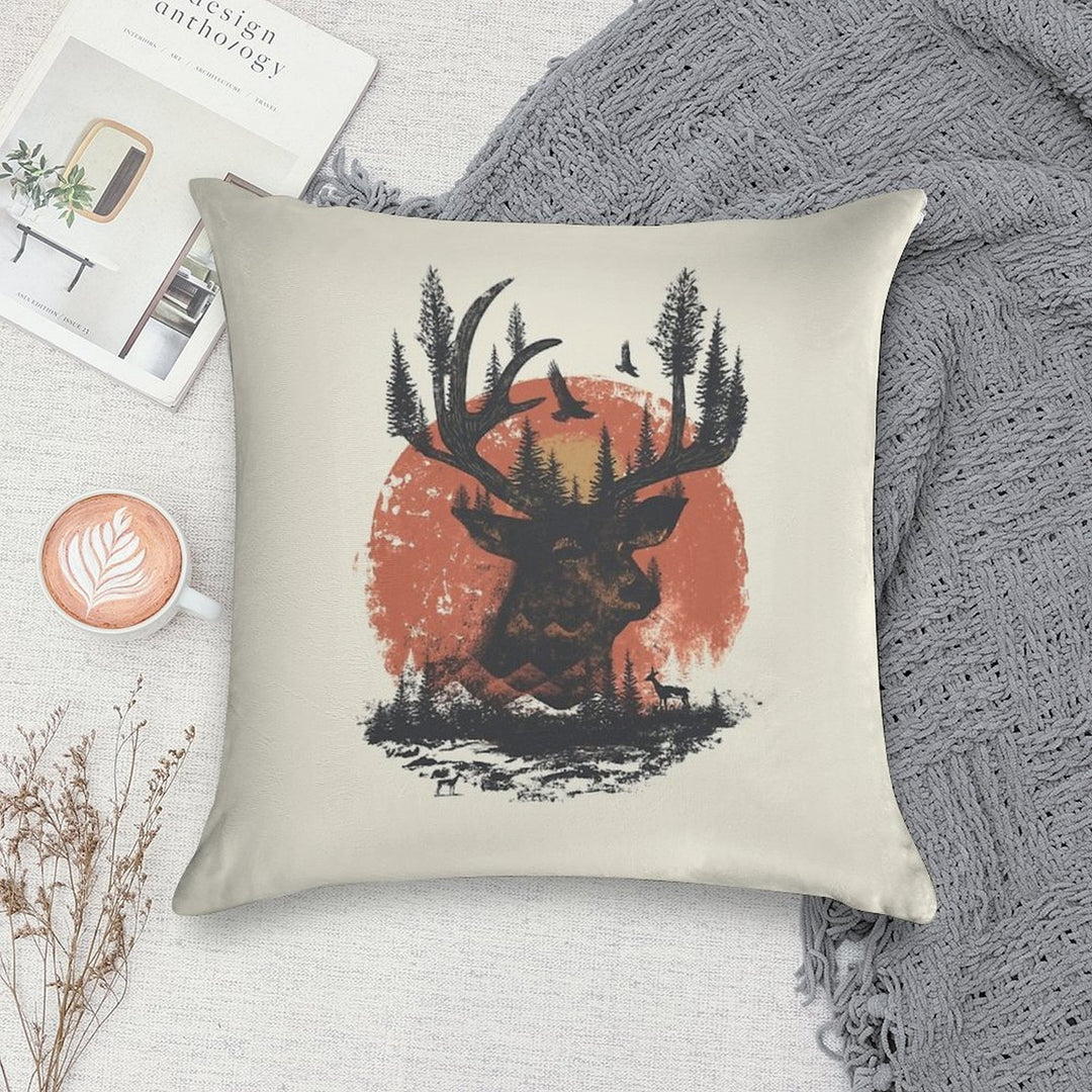Look Deep Into Nature Soft Durable Construction Throw Pillow