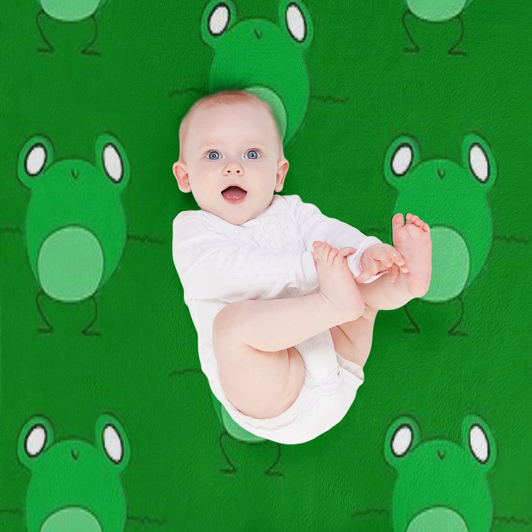Frog Dancing Shrink-resistant Throw Blanket