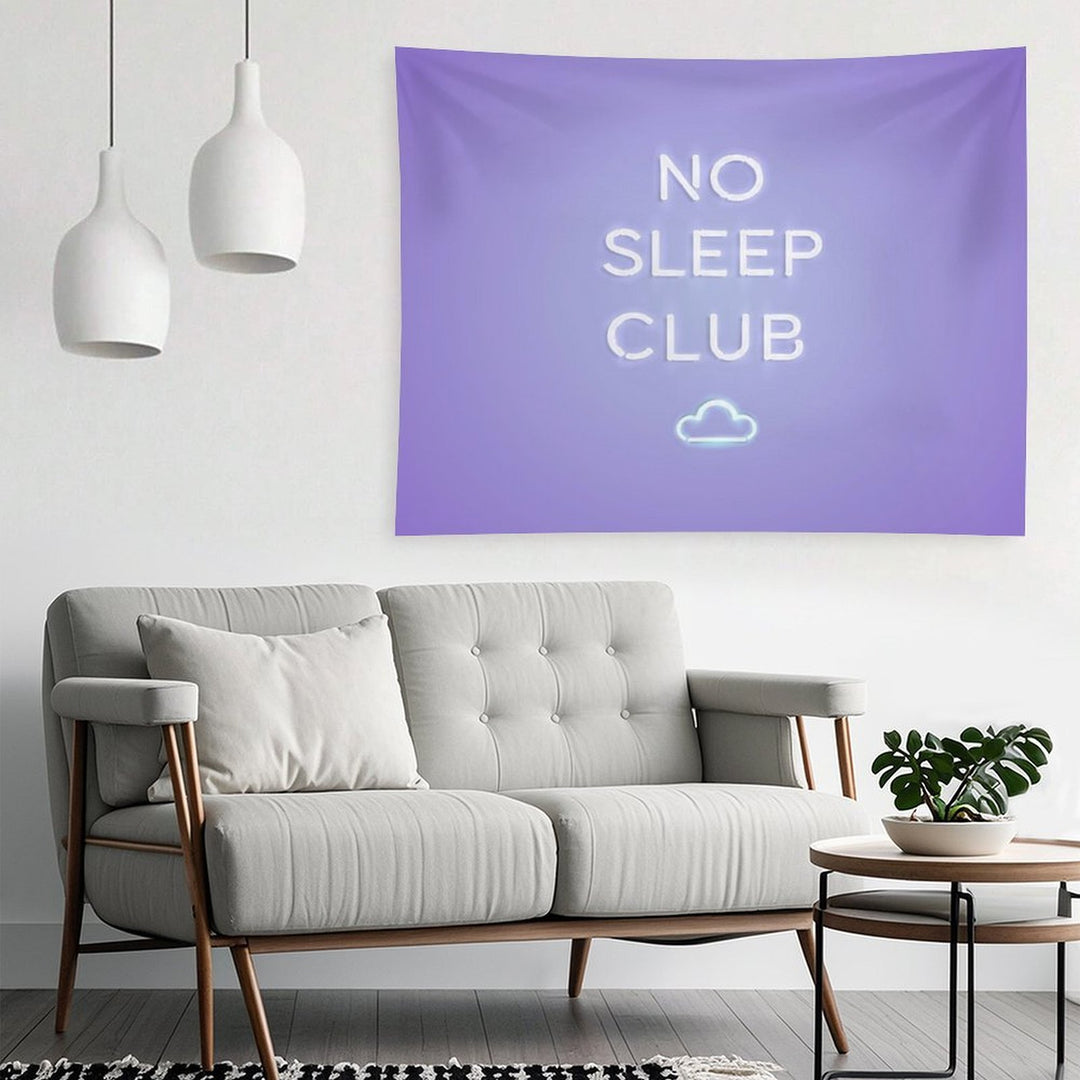 No Sleep Club Tapestry