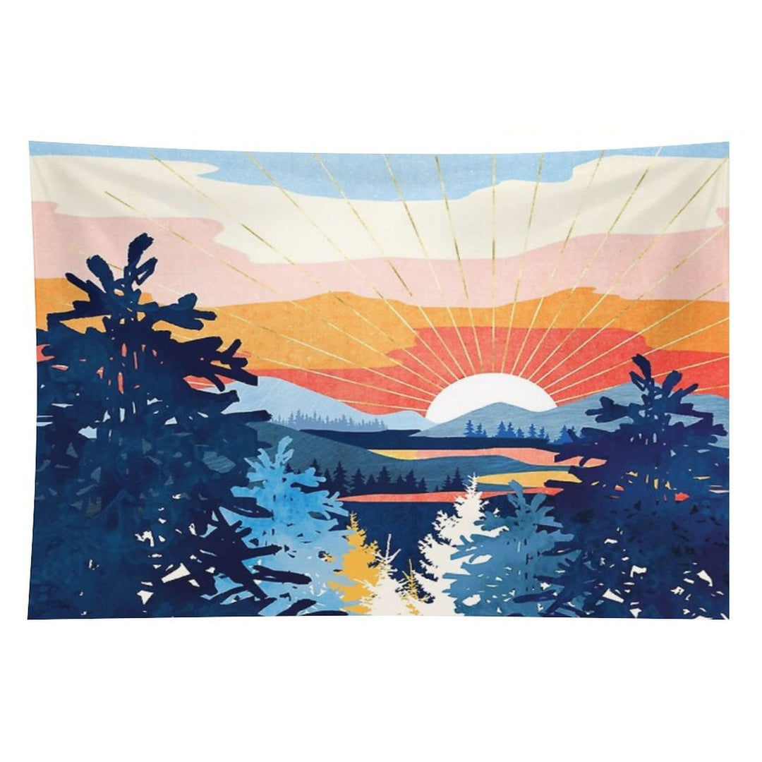 Sunset Lake Tapestry