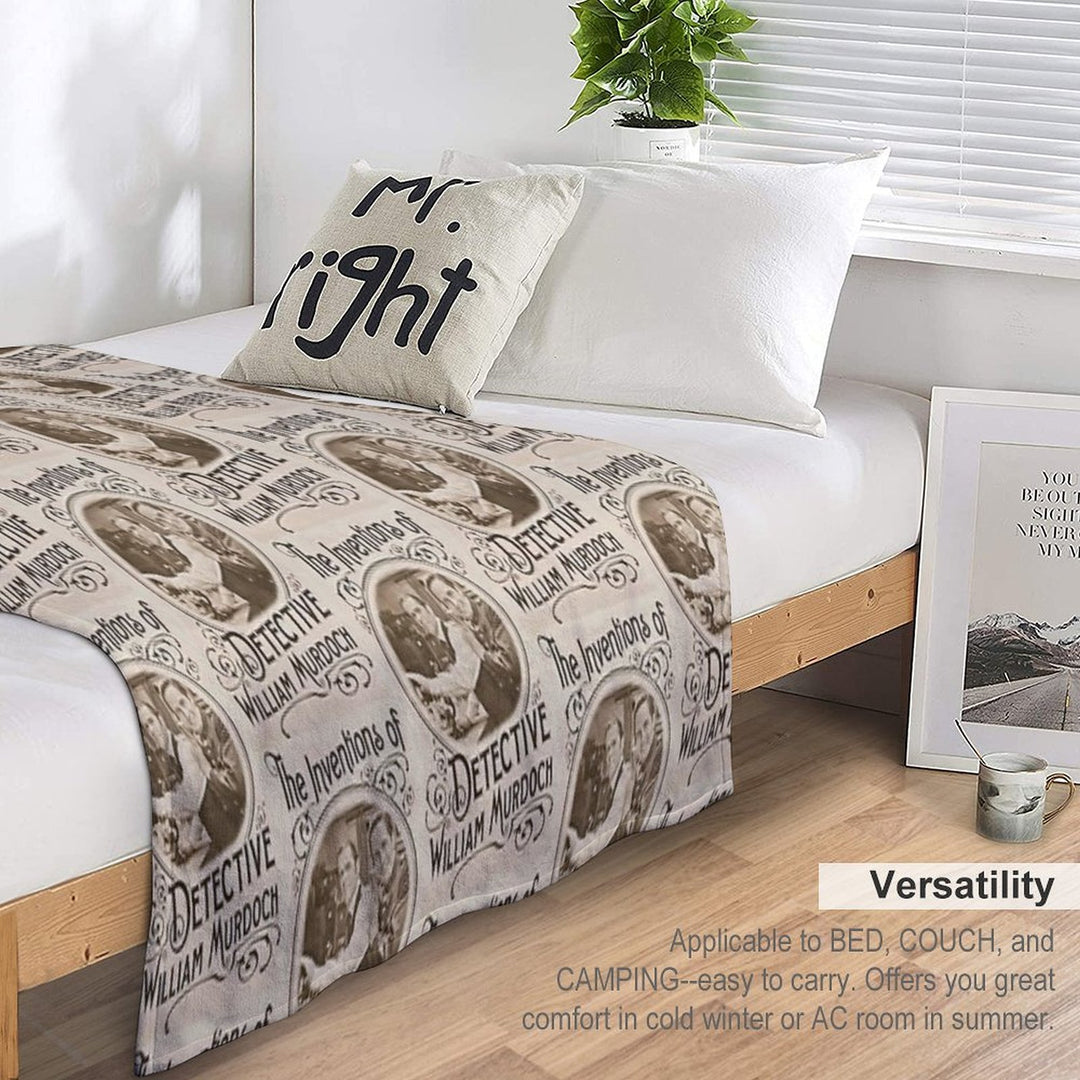 Murdoch Mysteries Multi-functional Throw Blanket