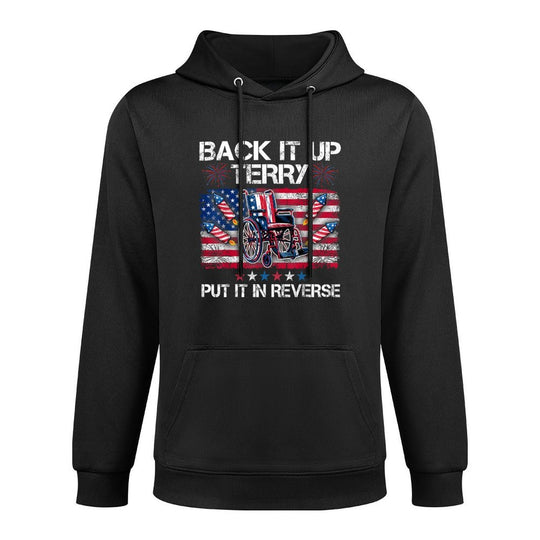 Back It Up Terry Put It In Reverse Fireworks 4th Of July Medium-Weight Fabric Hoodie