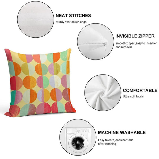 Sunrise Soft Skin-Friendly Throw Pillow