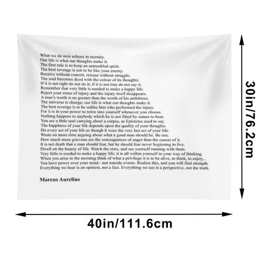 Marcus Aurelius Quotes Tapestry