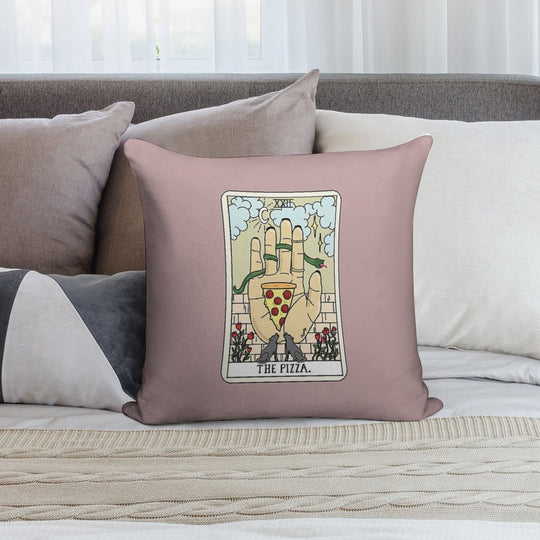 Pizza Reading Soft Durable Construction Throw Pillow