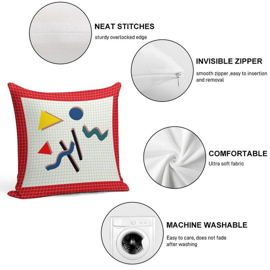 DJ's Pillows Soft Luxury Feel Throw Pillow