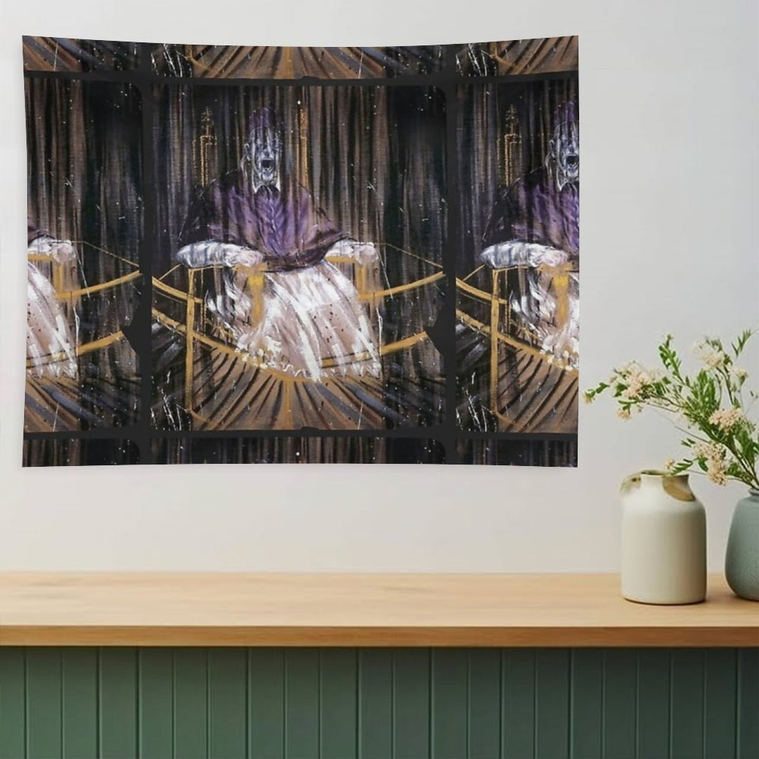 Study after Velázquez's Portrait of Pope Innocent X by Francis Bacon Tapestry