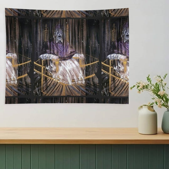 Study after Velázquez's Portrait of Pope Innocent X by Francis Bacon Tapestry