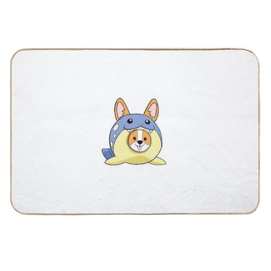 Corgi Spheal  High-Traffic Bath Mat