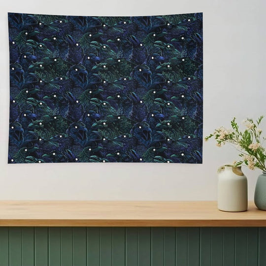 Raven Pattern Tapestry